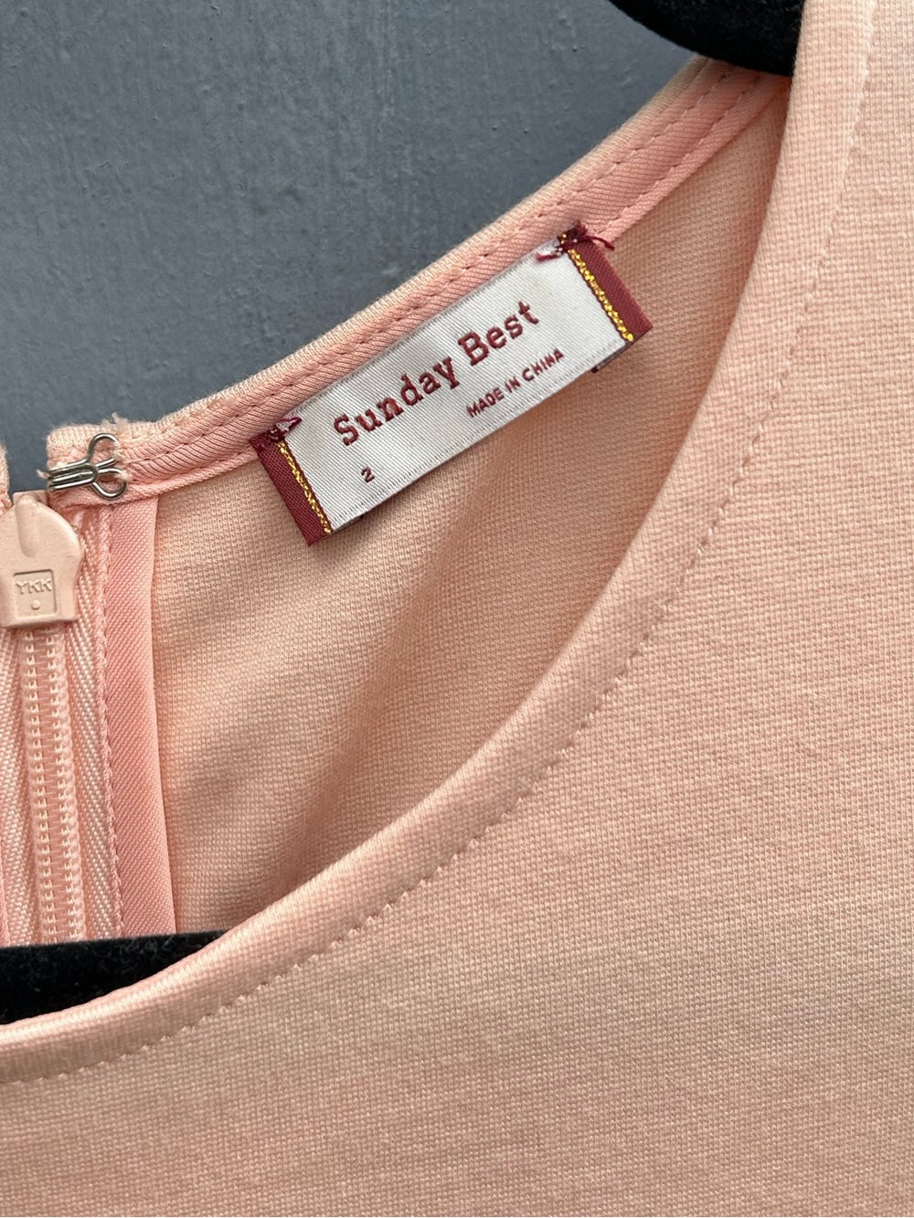 Aritzia Sunday Best Peach Sleeveless Fit & Flare S