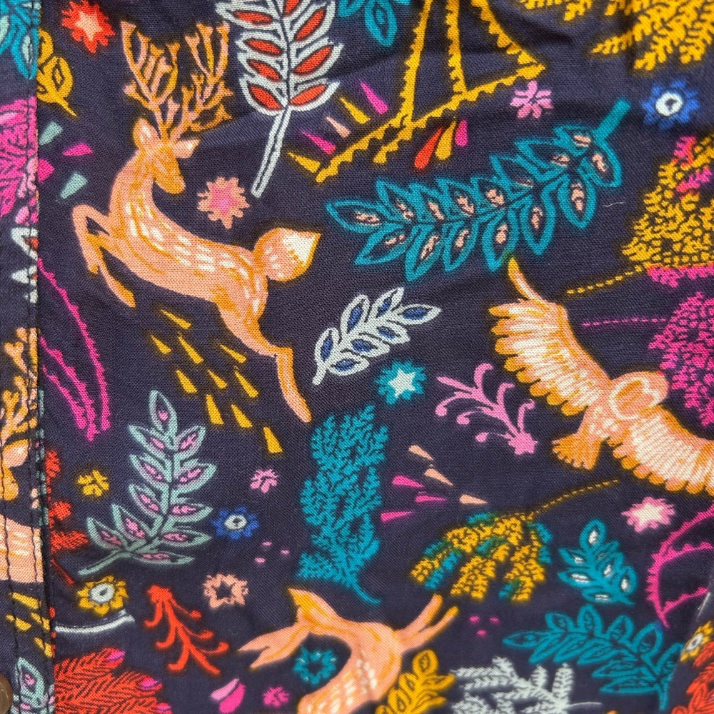 Anthropologie 25 Of 52 Conversations Forest Friends Blouse, size 12