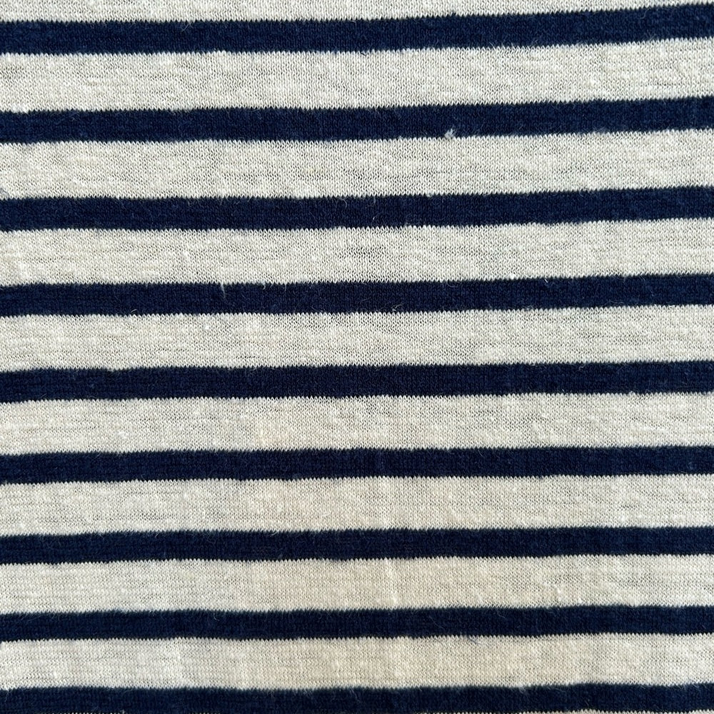 Emerson Fry long V Neck Navy Striped maxi dress, BNWT, Large