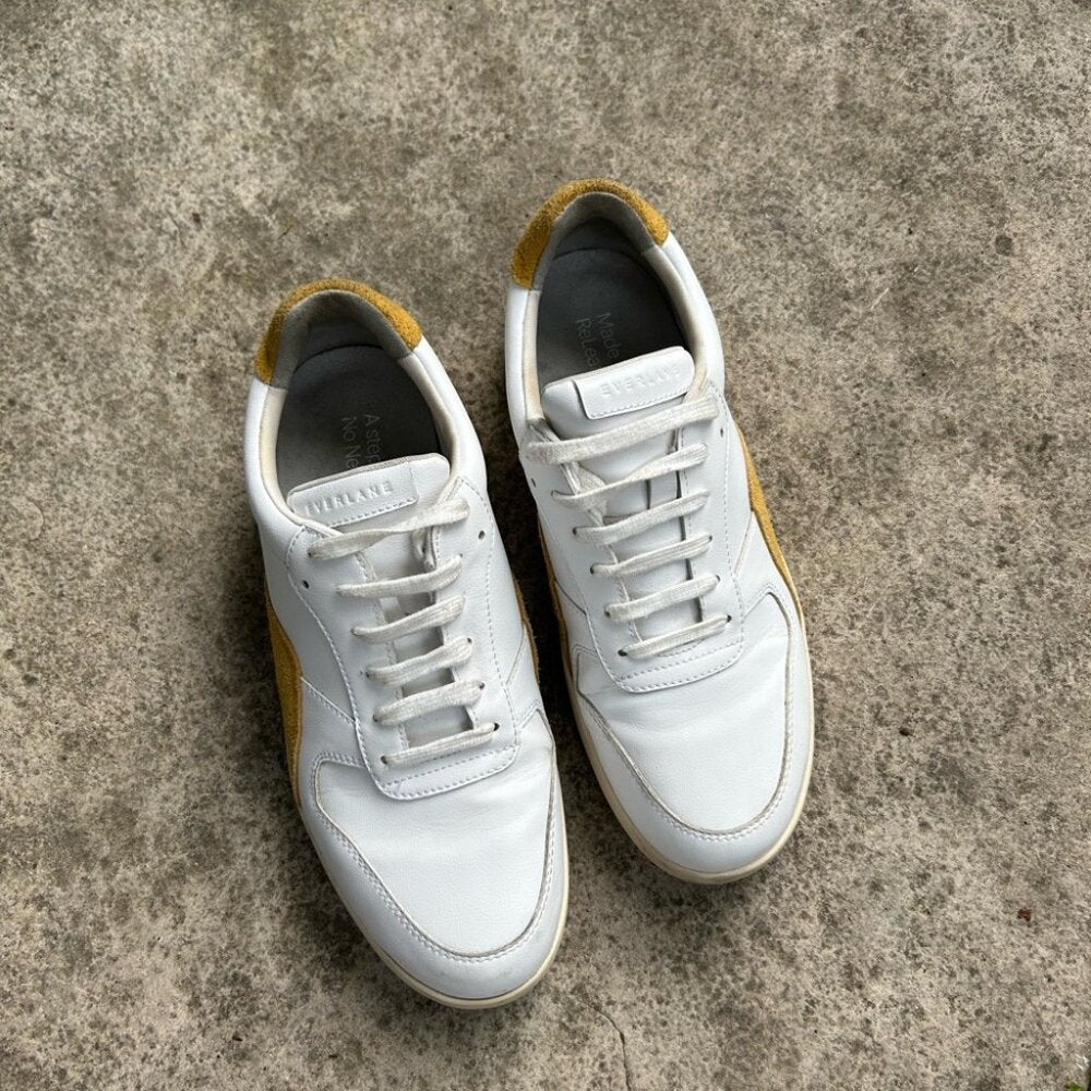 Everlane The ReLeather Court Sneaker, size 9.5