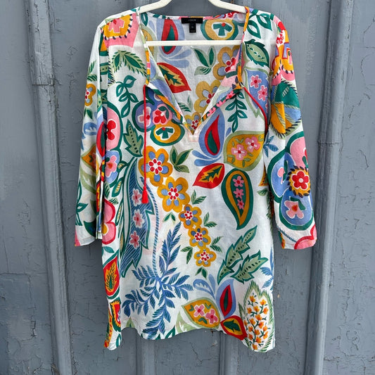 J Crew Ratti Rossignol Cover Up, Size XL