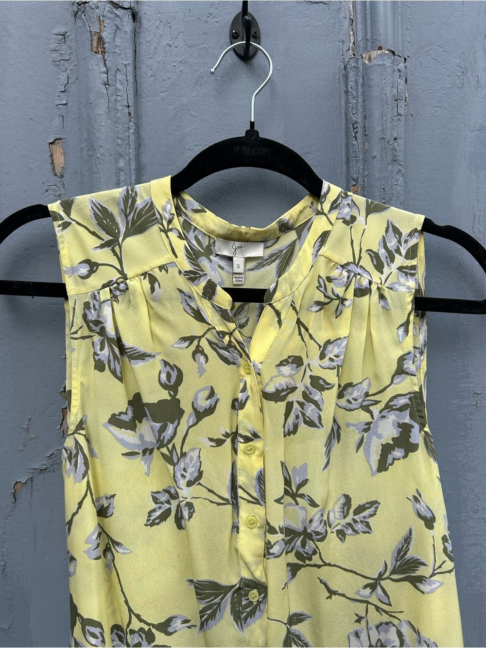 Joie Finnegan silk floral tank, Small