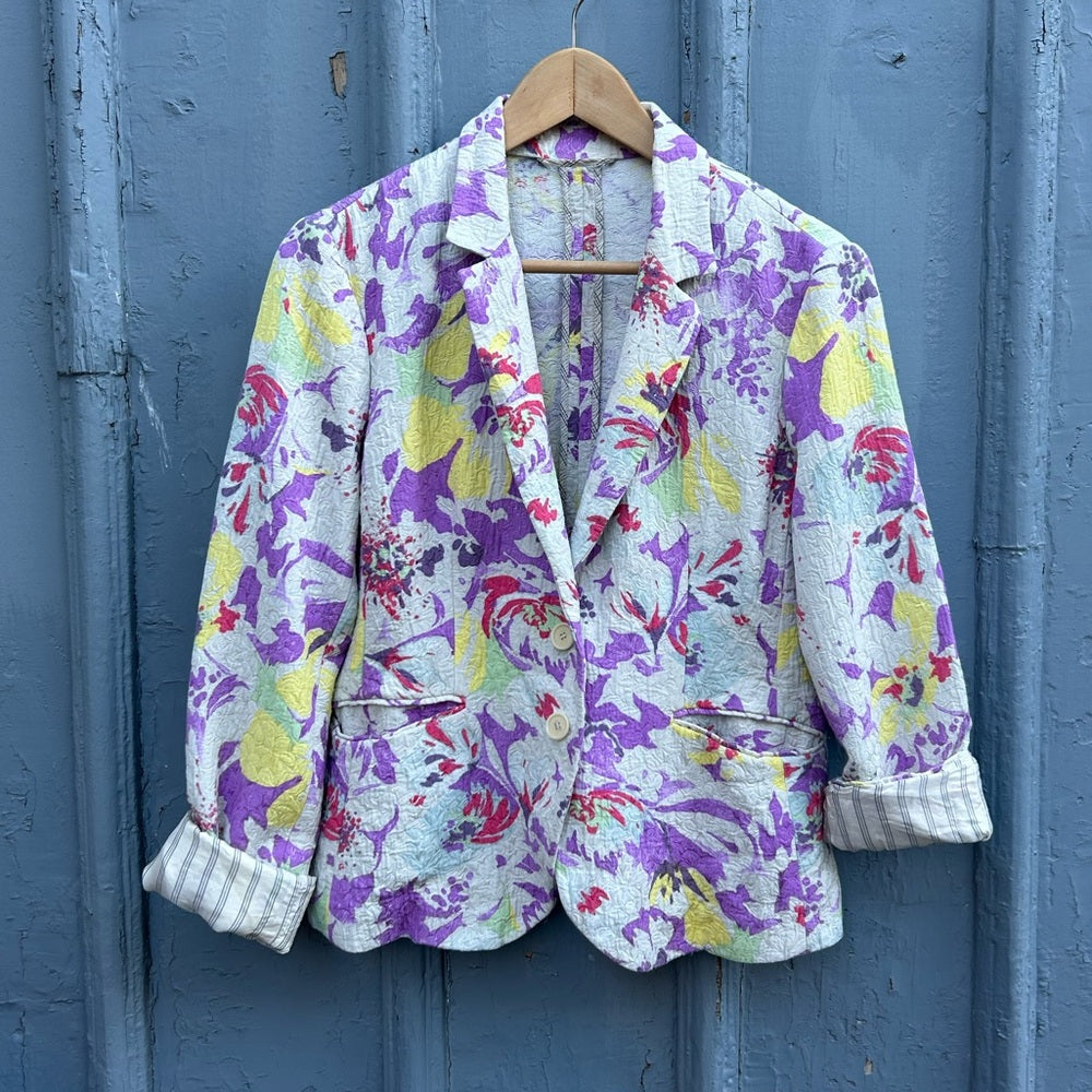 Etro Milano Floral Blazer, size 8