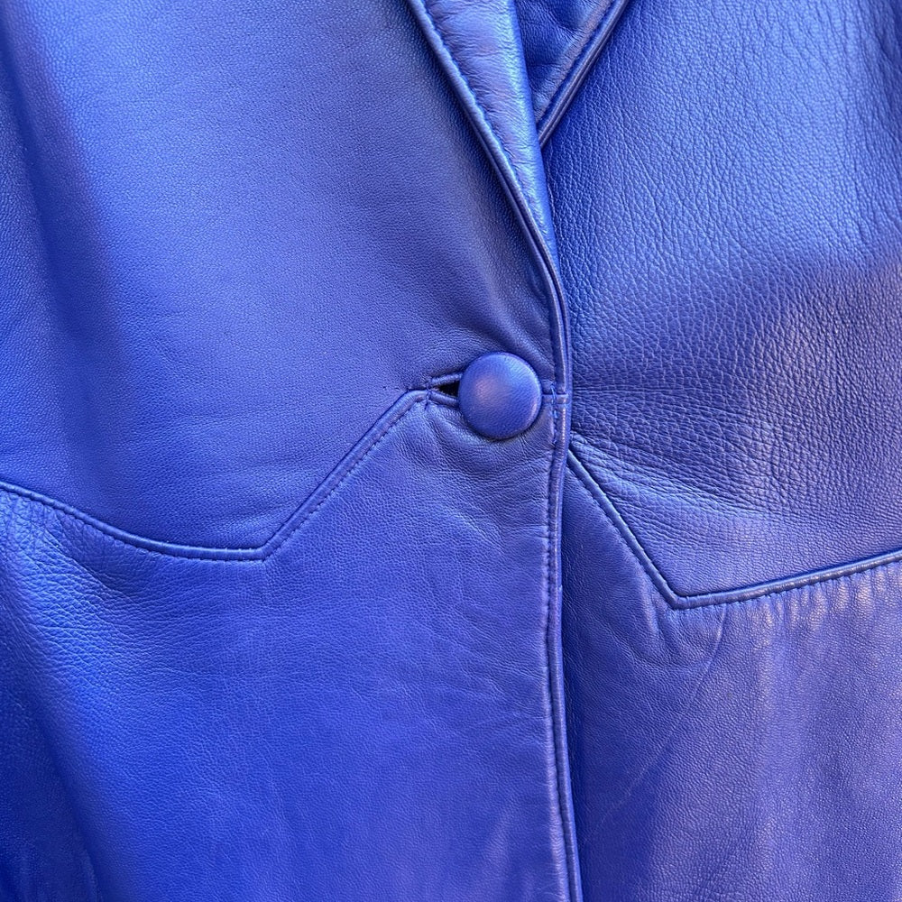 Danier Vintage 80’s Leather & Suede Skirt & Jacket set, Large