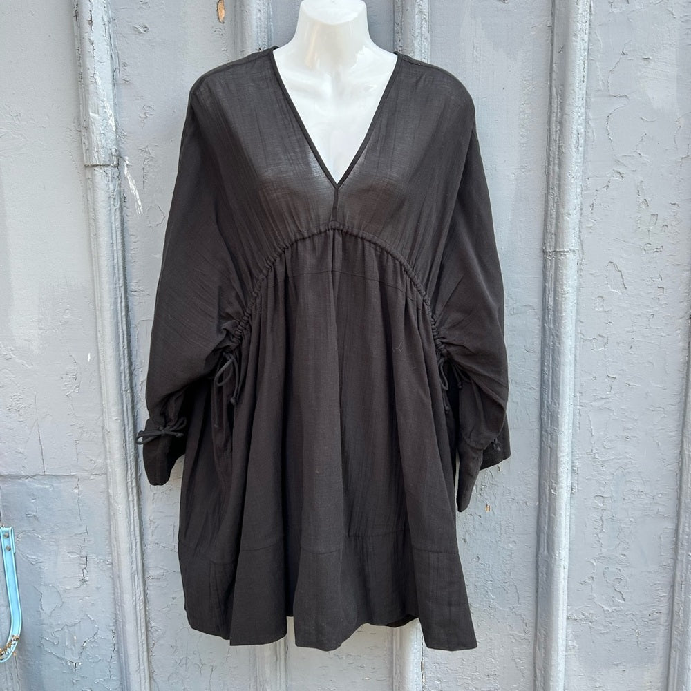 IRO Black Gauzy July Tunic, size 38 (US6)