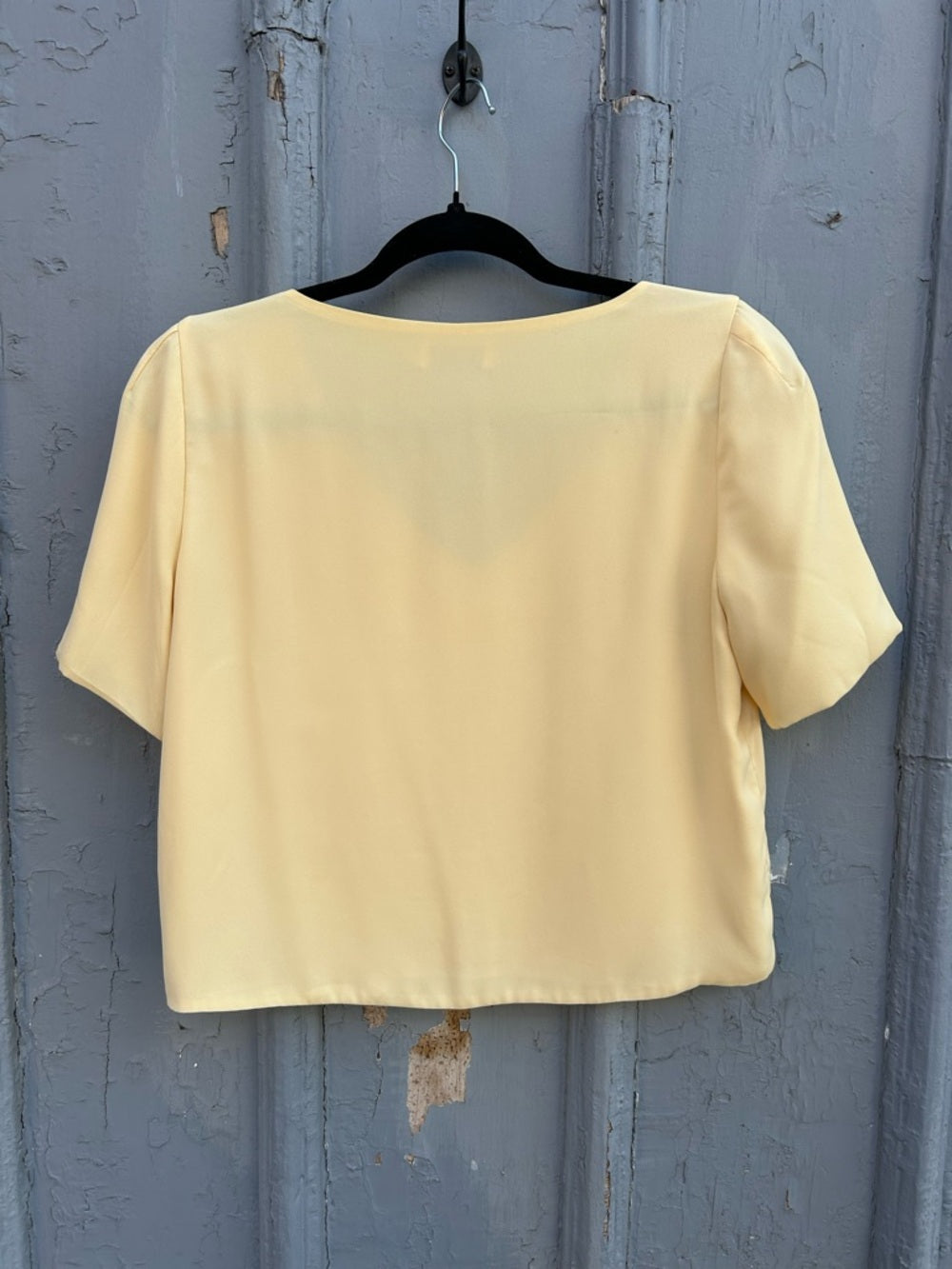 Babaton Yellow Randy Blouse, size Small