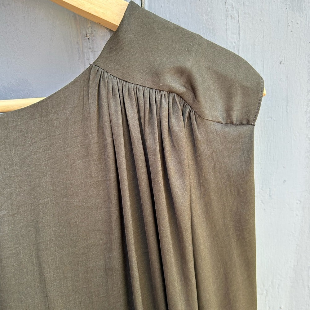 Helmut Lang Green sleeveless shift, size 8