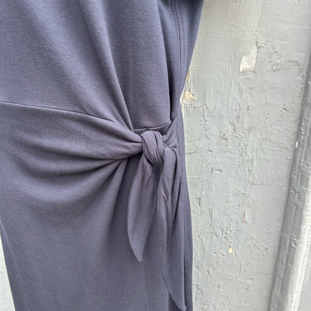 Kit & Ace Navy Tie Brushed dress, size M