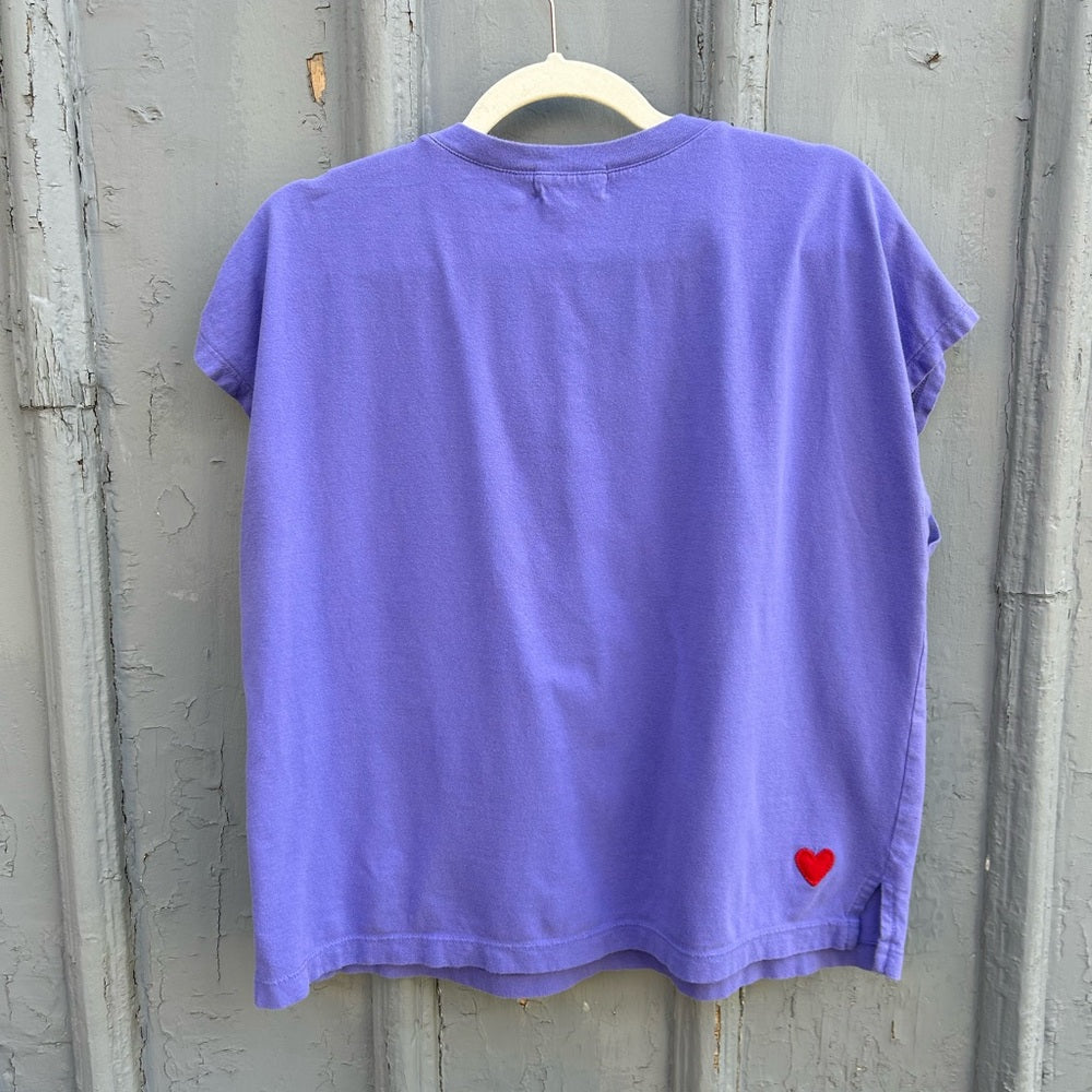 Preloved Purple tee, M