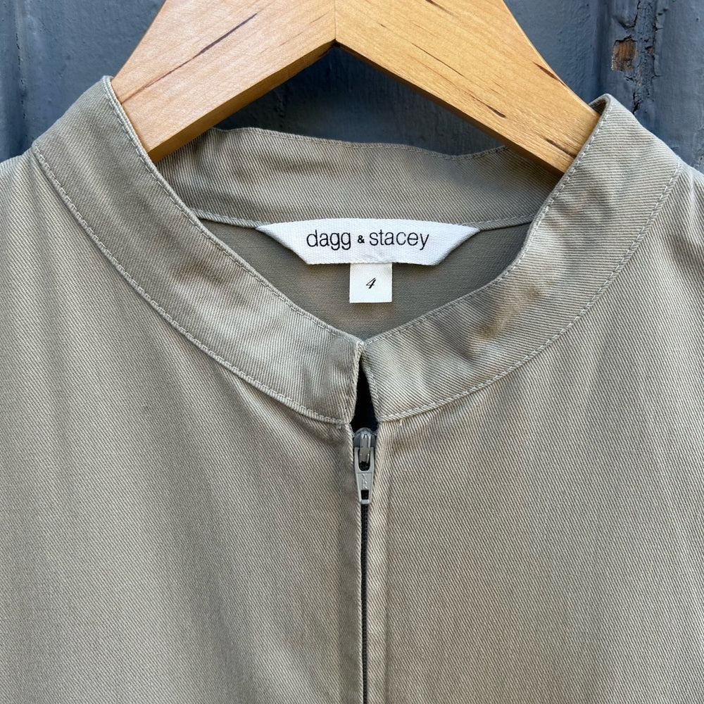 Dagg & Stacey Finch light khaki boiler suit, size 4