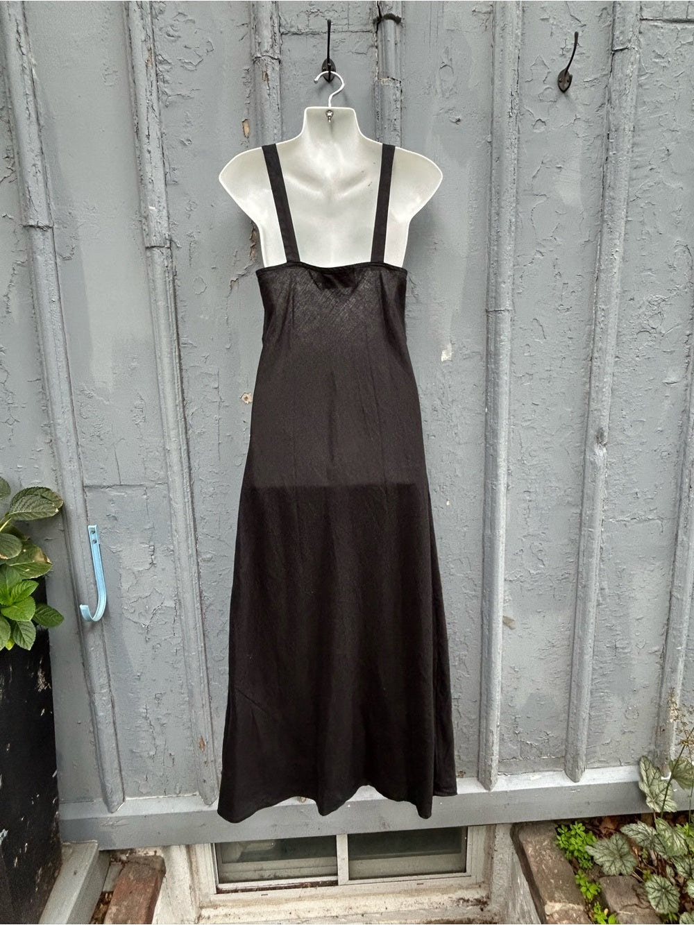 Scout LA Black Linen Maxi dress, size M
