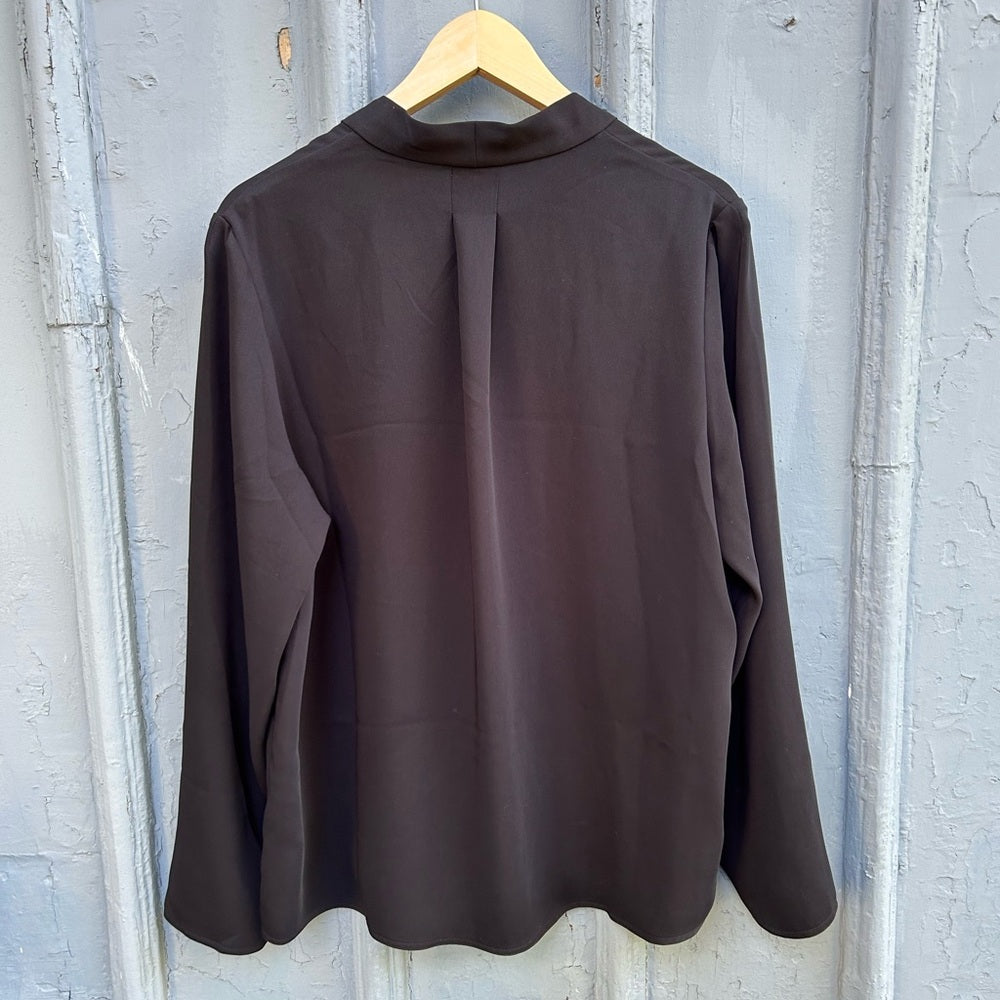 Babaton Black Power Blouse, size XL