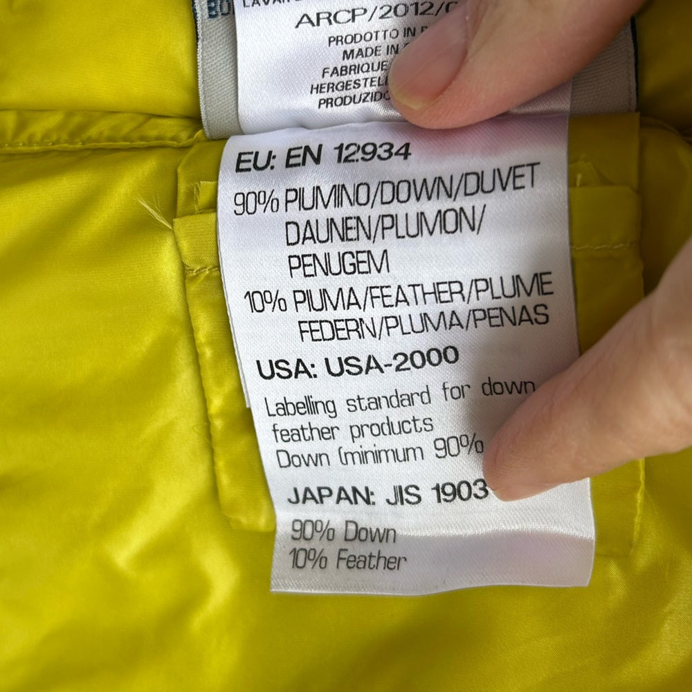 Moncler Citrine Kids Down Vest, size 12