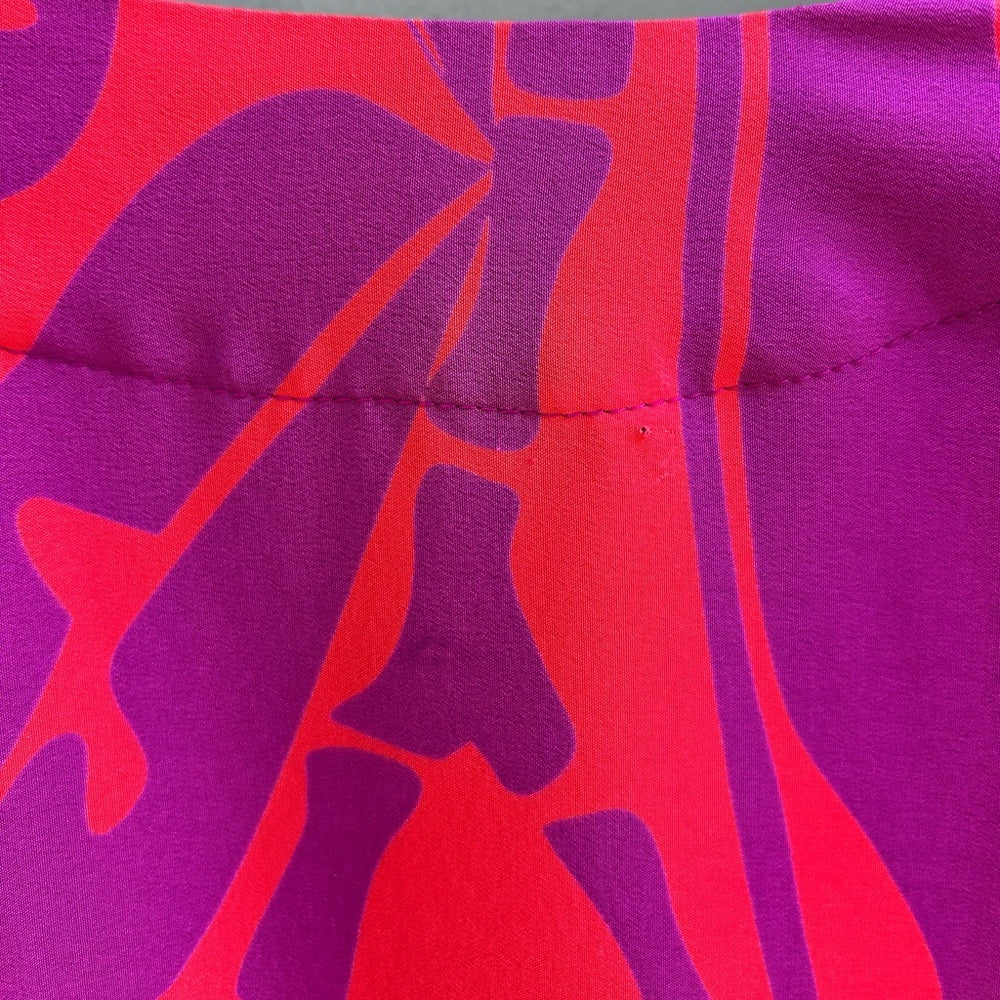 Amanda Uprichard Faux Wrap front Silk Blouse, size M