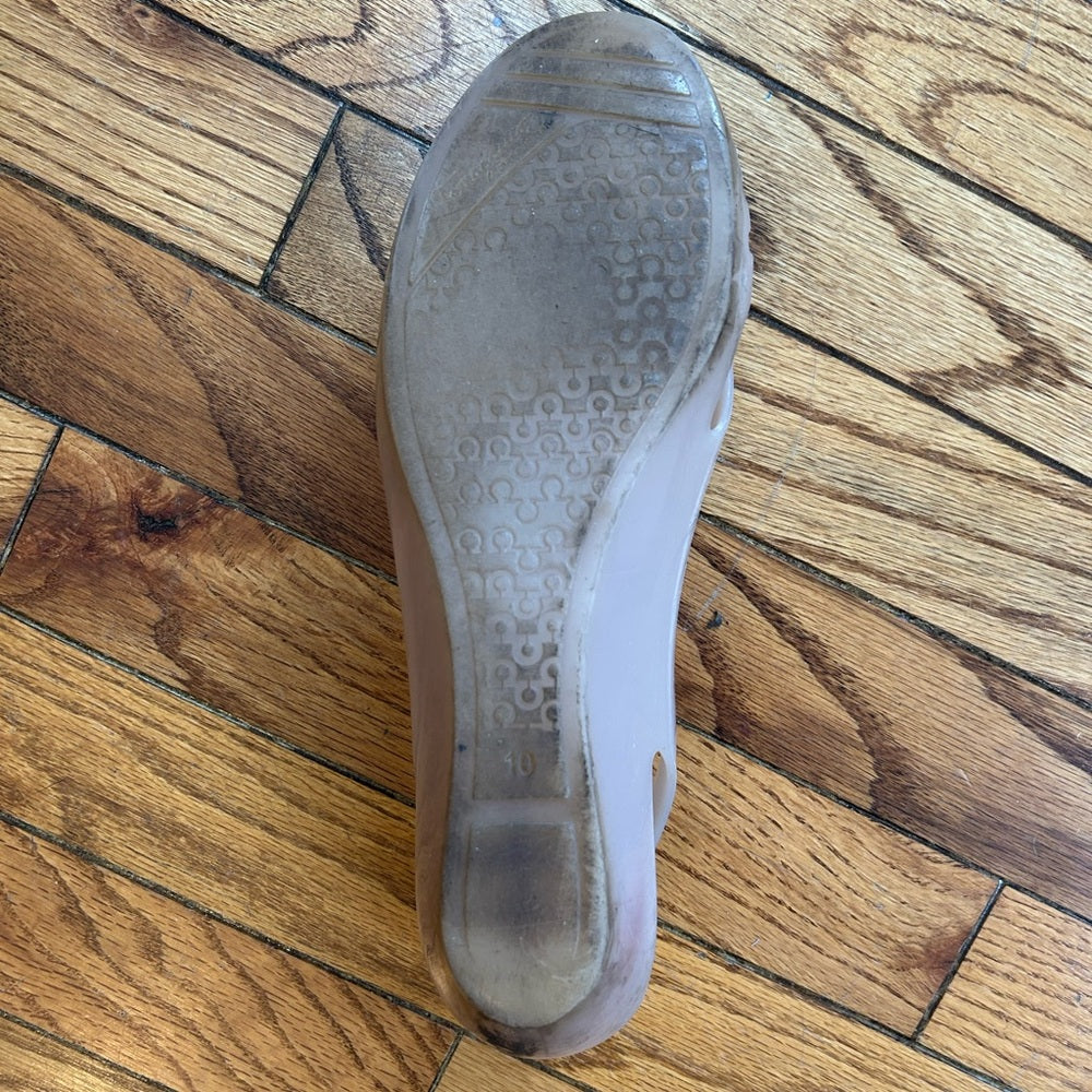 Salvatore Ferragamo Bermuda Jelly Ballet Flats, size 10