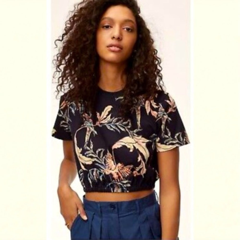 Wilfred Parrot Piaf crop top, size M