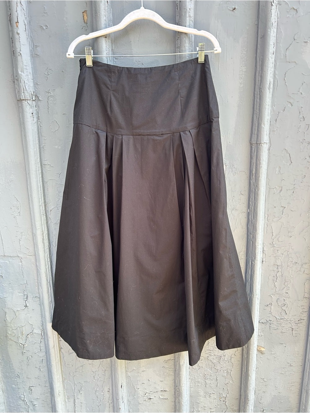 Babaton Chandelier Black Poplin Skirt, BNWT, size 10