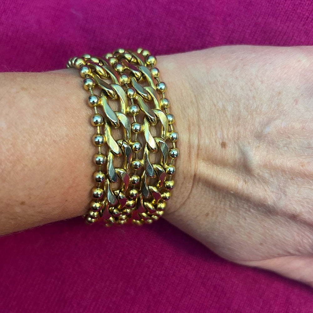 Poggi Paris ball & chain bracelet