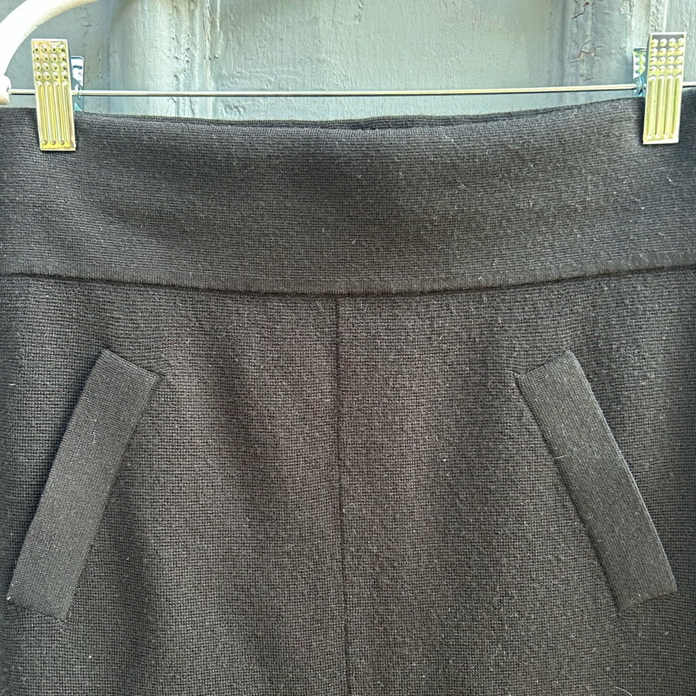 Club Monaco Black Wool Pencil Skirt, small
