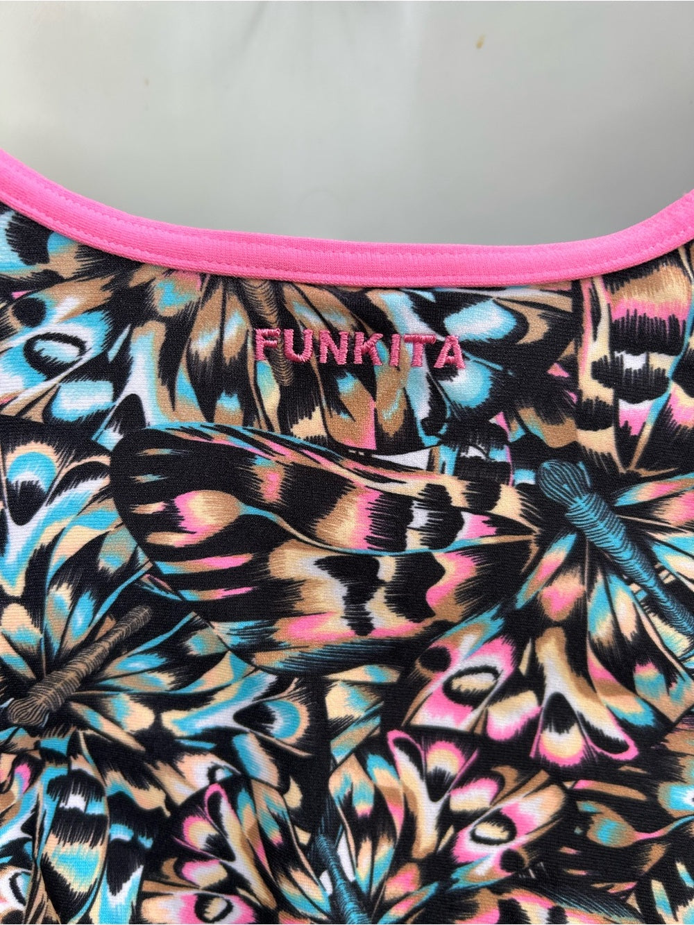 Funkita Women’s Copper Cluster Diamond Secure One Piece Swimsuit, BNWT, size 30L