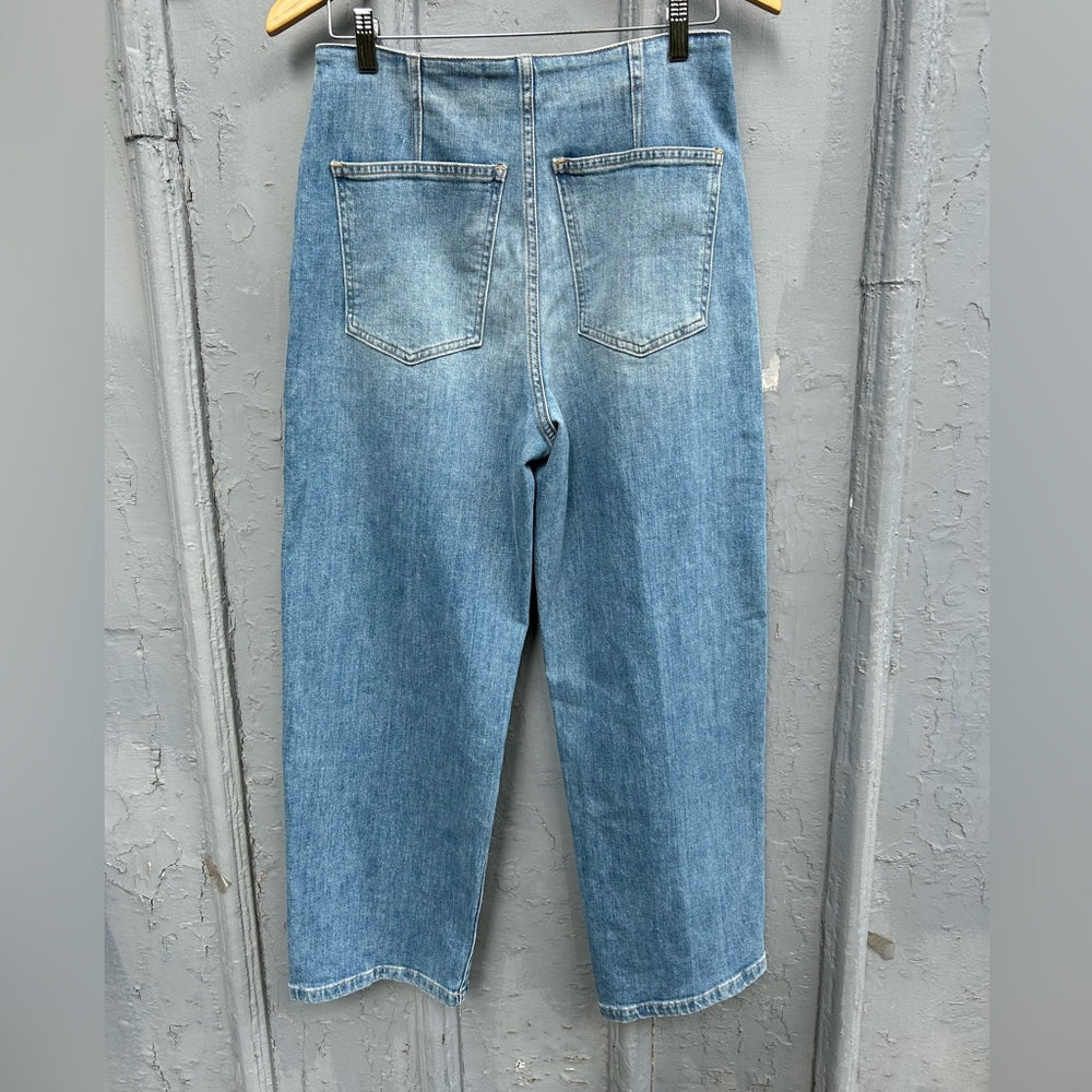 Veronica Beard Crosby Wide Crop, size 29