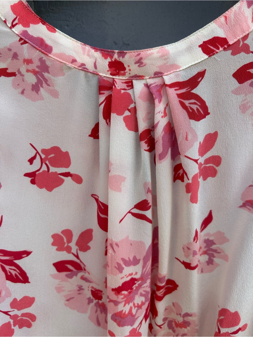 Joie Pink Floral Aruba Silk Tank, size M