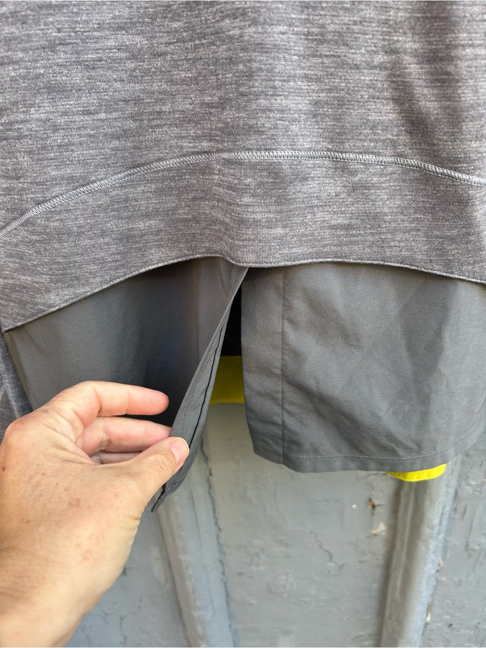 Lululemon Layered Long Sleeve Tee, approx size 6