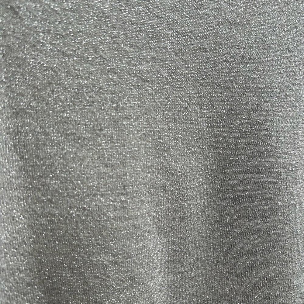 Banana Republic silver metallic merino sweater, size M