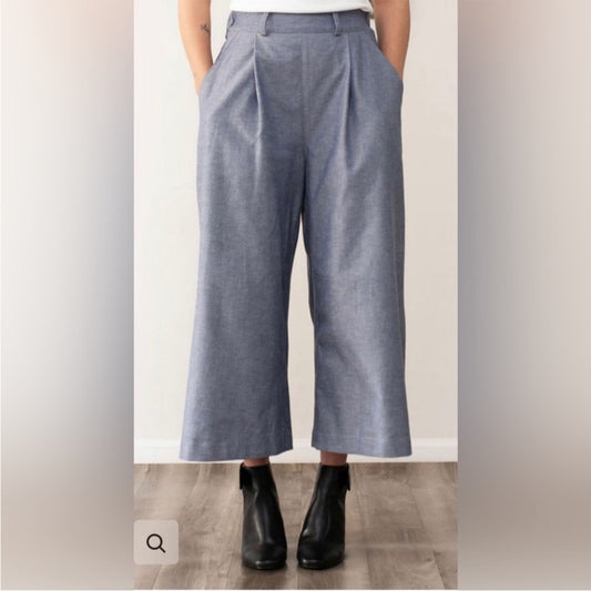 Power of My People - The Minimalist - Indigo Wayward Fit Pants SIZE S