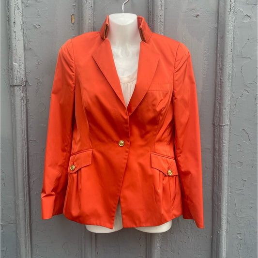 Circle Of Gentleman Women's Orange Blazer, size 8