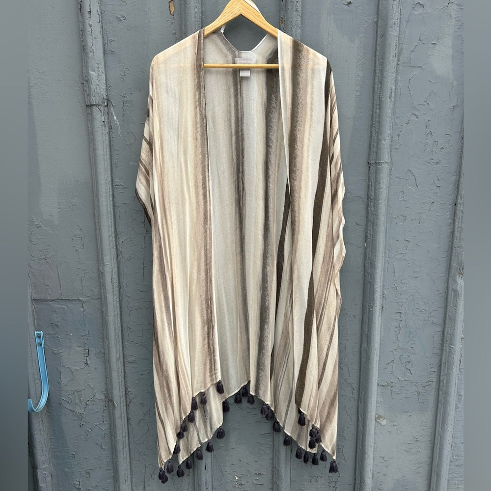 Nordstrom Pom Pom Shawl Wrap, One Size