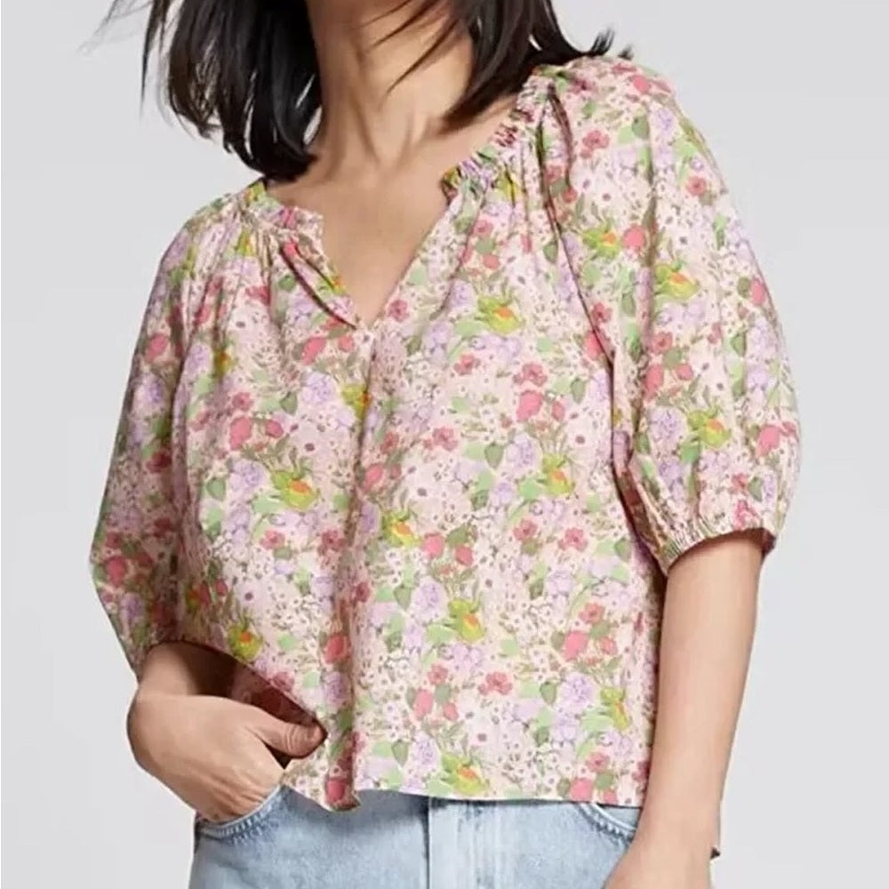 & Other Stories floral blouse, BNWT, size 34