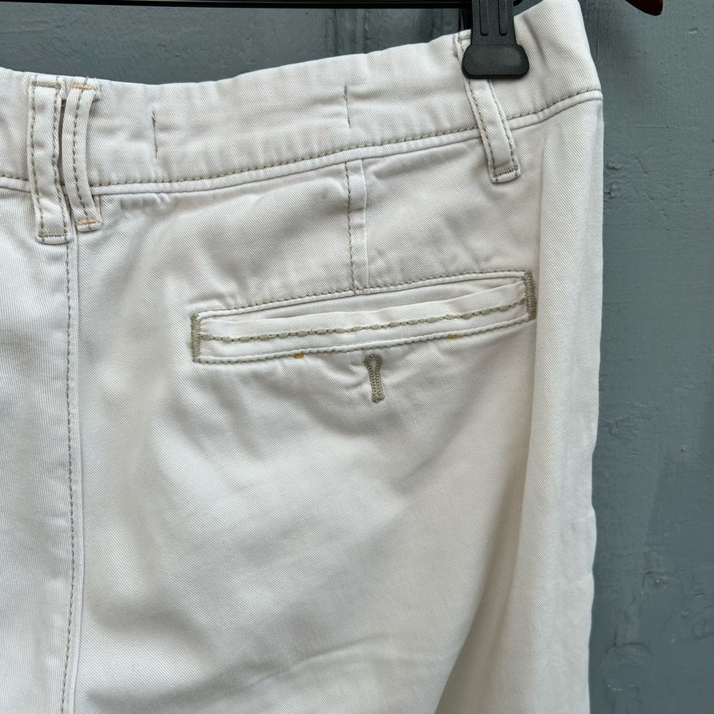 Pilcro Hyphen Creamy White Chino Pants, size 27