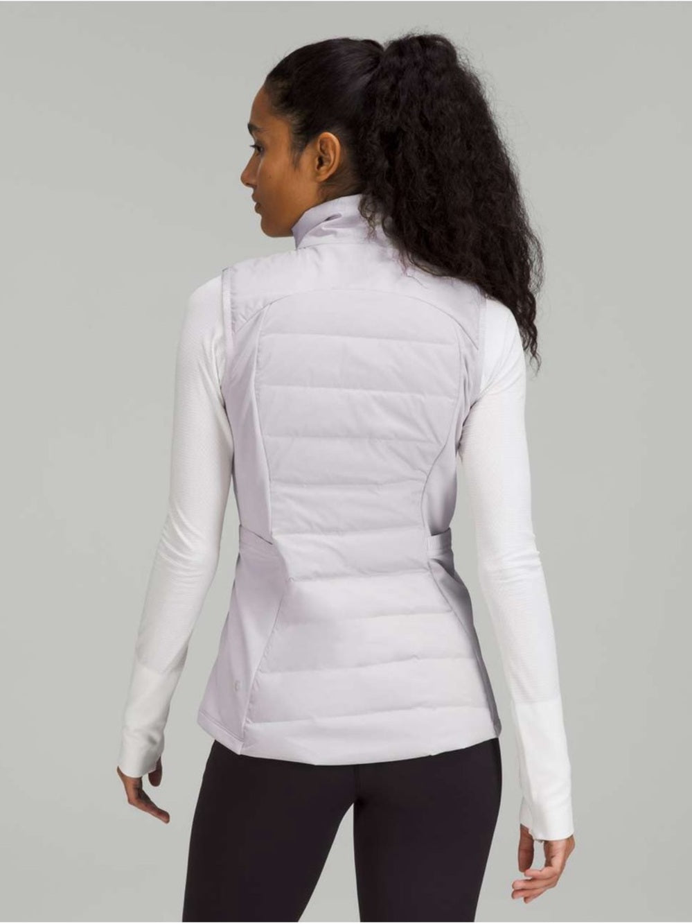 Lululemon Chrome Down for it all vest, size 8