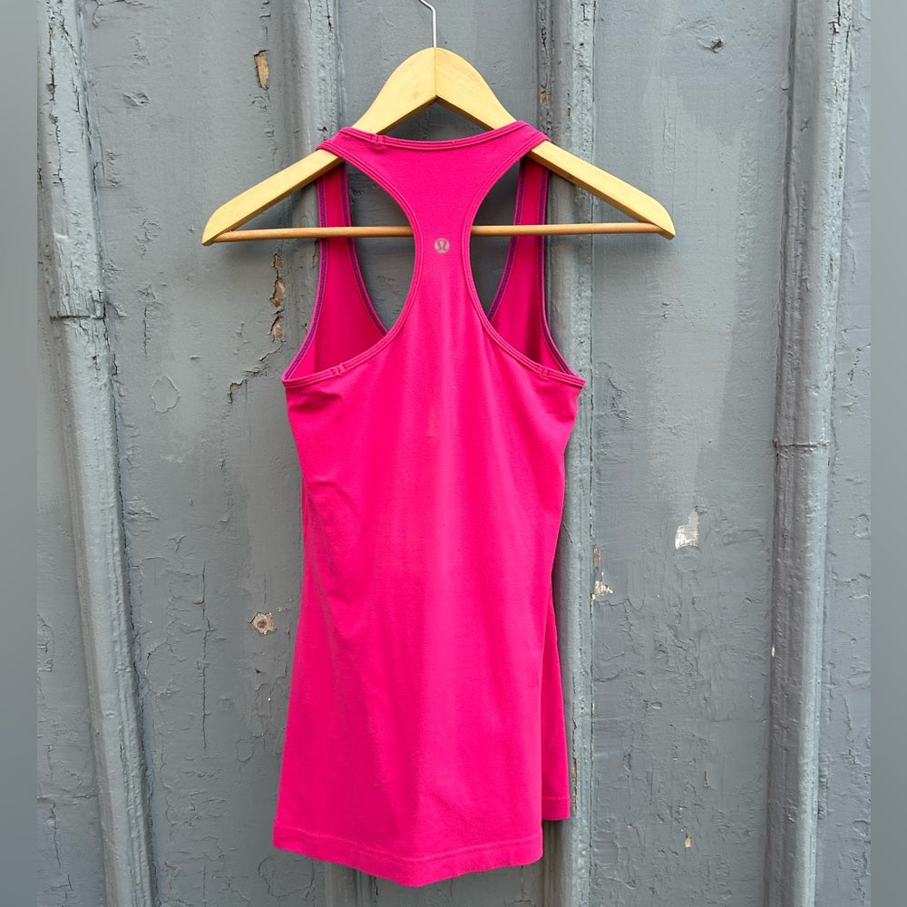 Lululemon Pink Cool Racerback tank, size 4