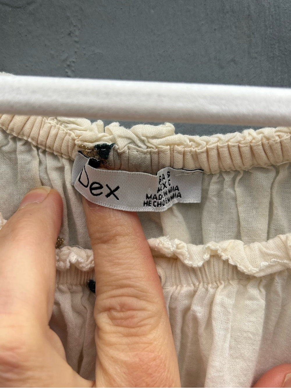 Dex Embroidered blouse, Small
