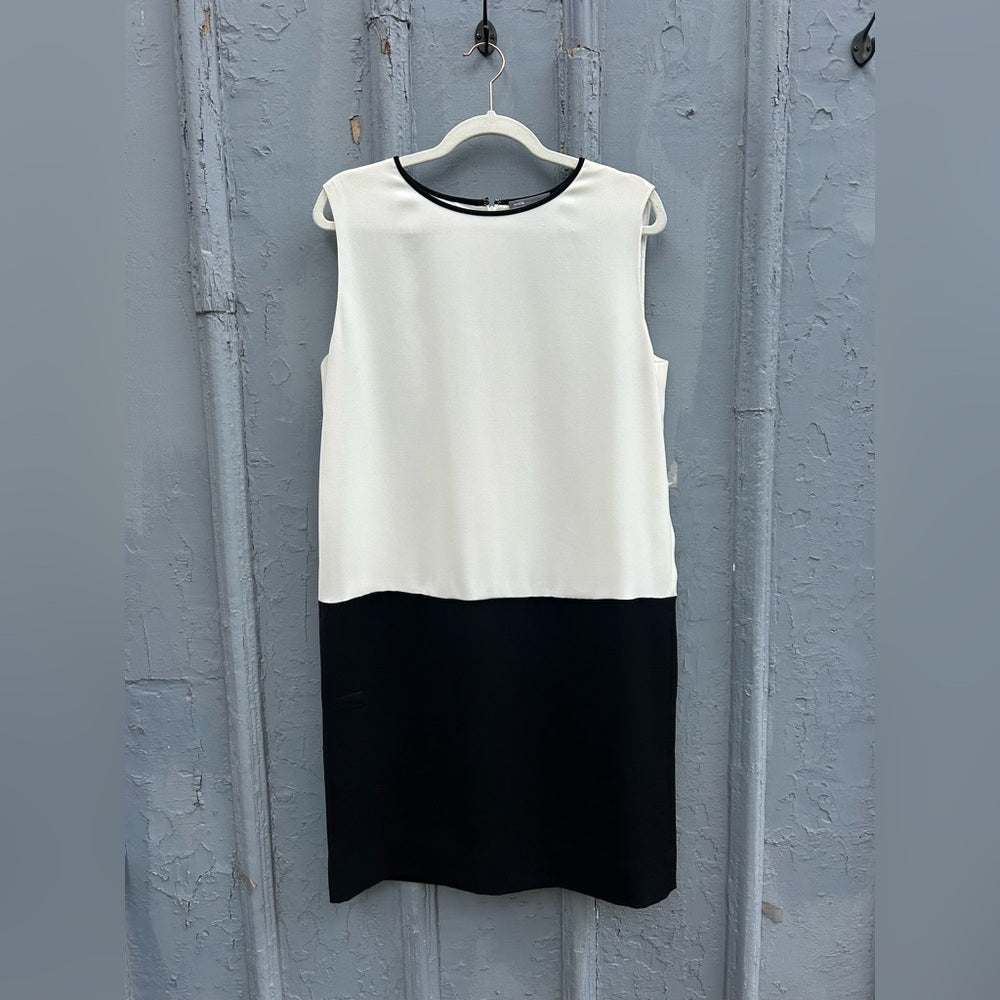Vince Black & White Shift, size 12