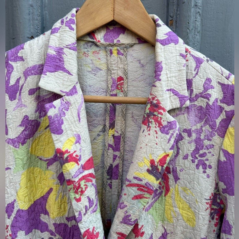 Etro Milano Floral Blazer, size 8