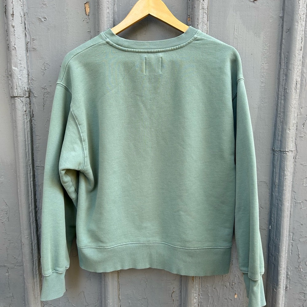 TNA cozy af green sweatshirt, size “1” (Small)