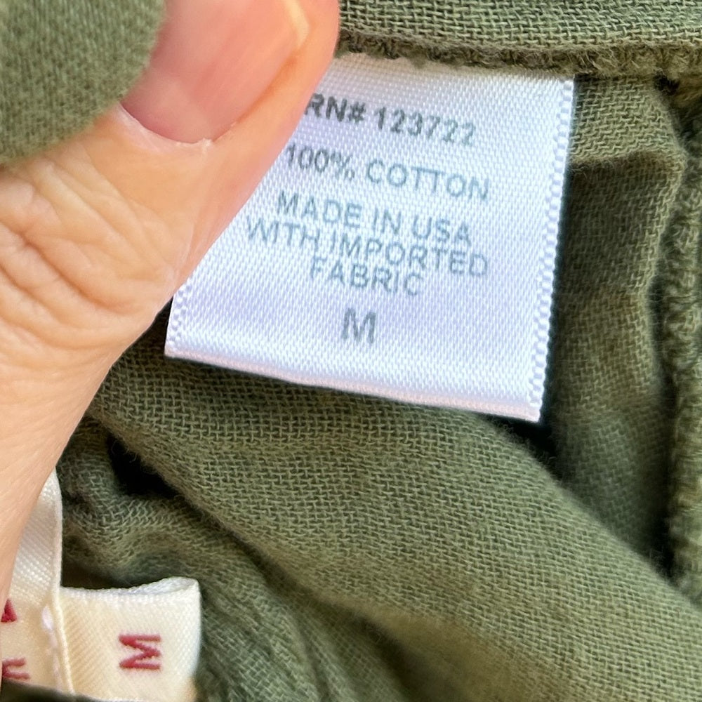 Xirena Khaki Jak Cotton pants, size M