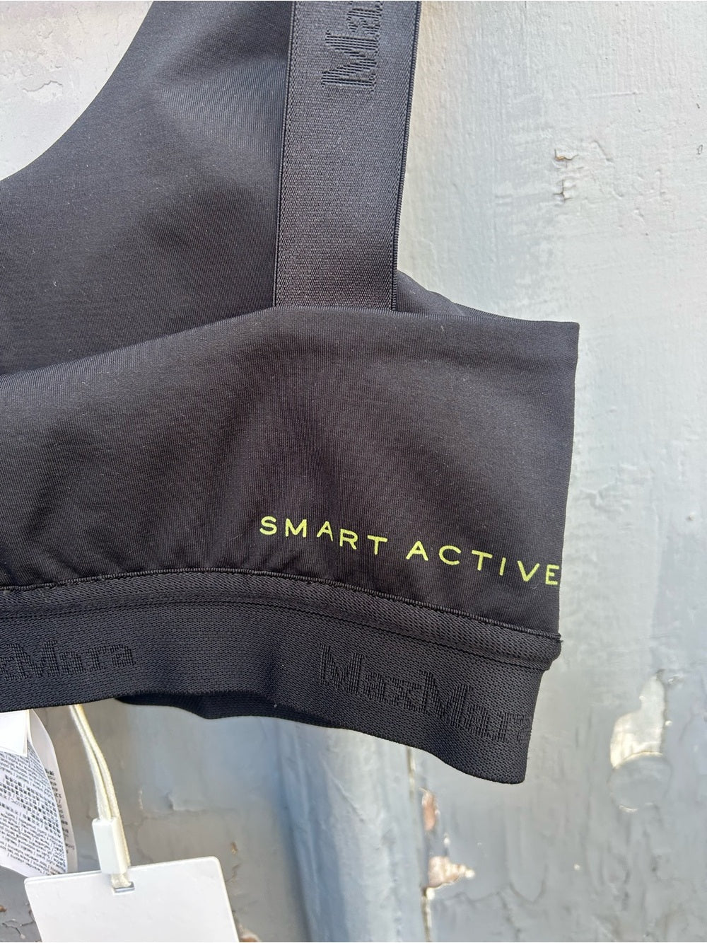 MaxMara Leisure Nerone Black Sports Bra, size M