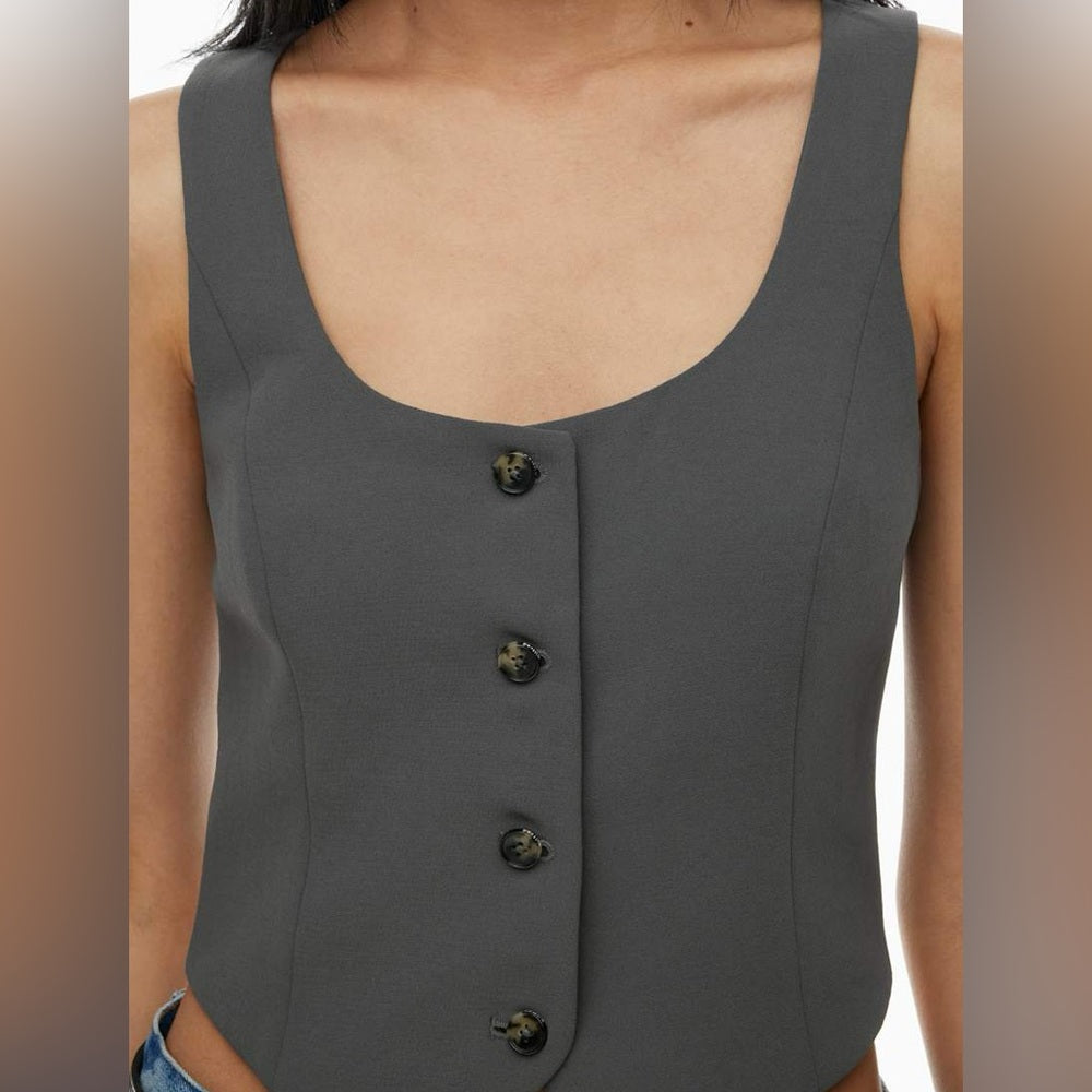 Wilfred Grey Rocco Vest, size XL