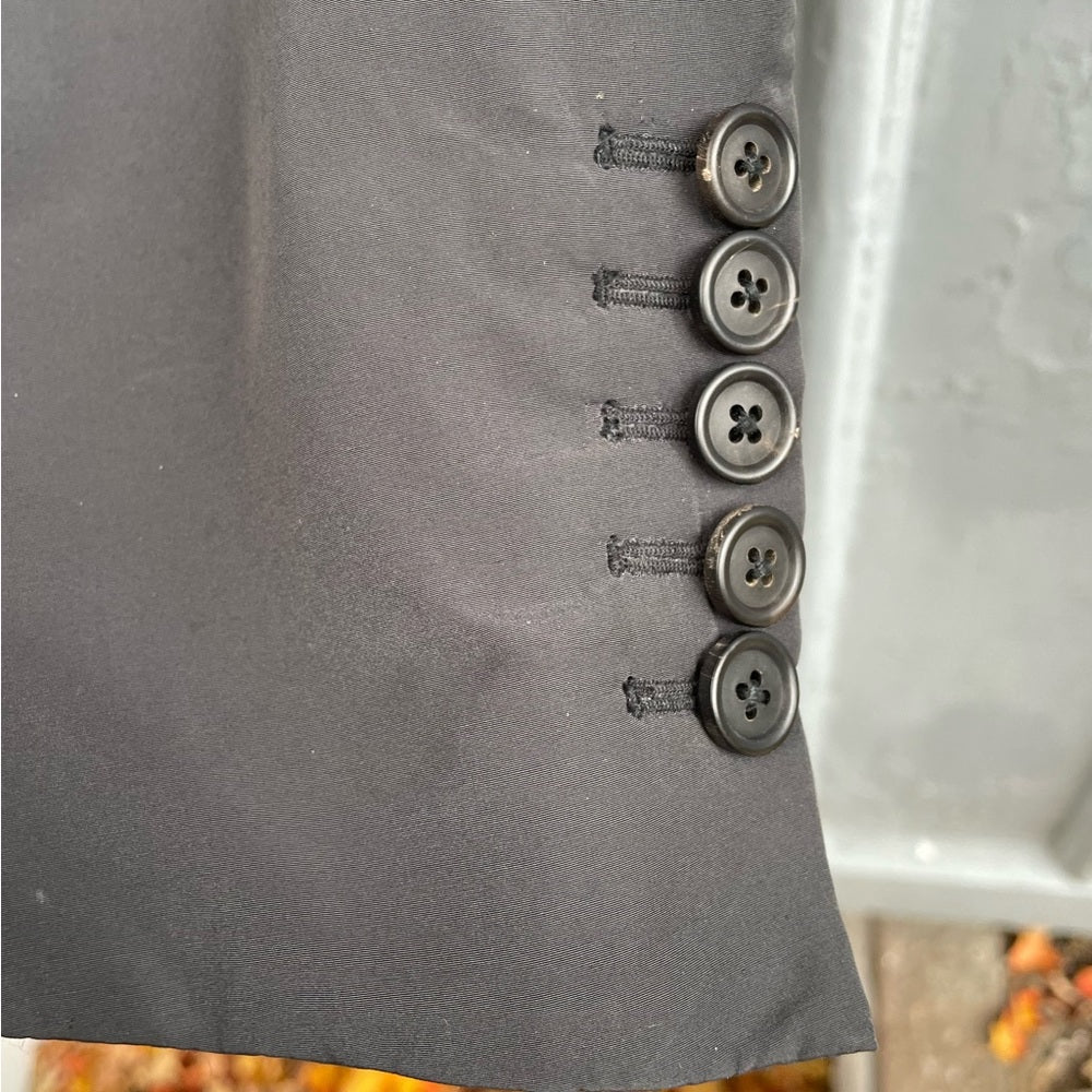 Prada Milano Grey Two Button Slim Fit Blazer, Size 48R