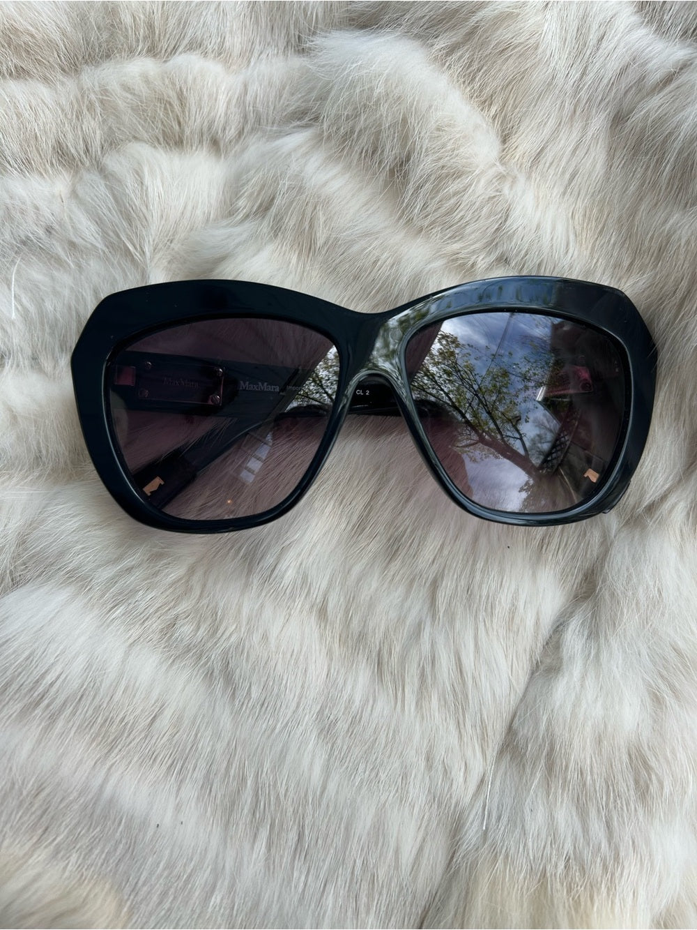 Max Mara Black Hawaii I Sunglasses, OS