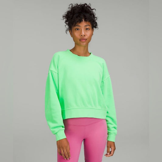 Lululemon Perfectly Oversized Cropped Crew, size 4