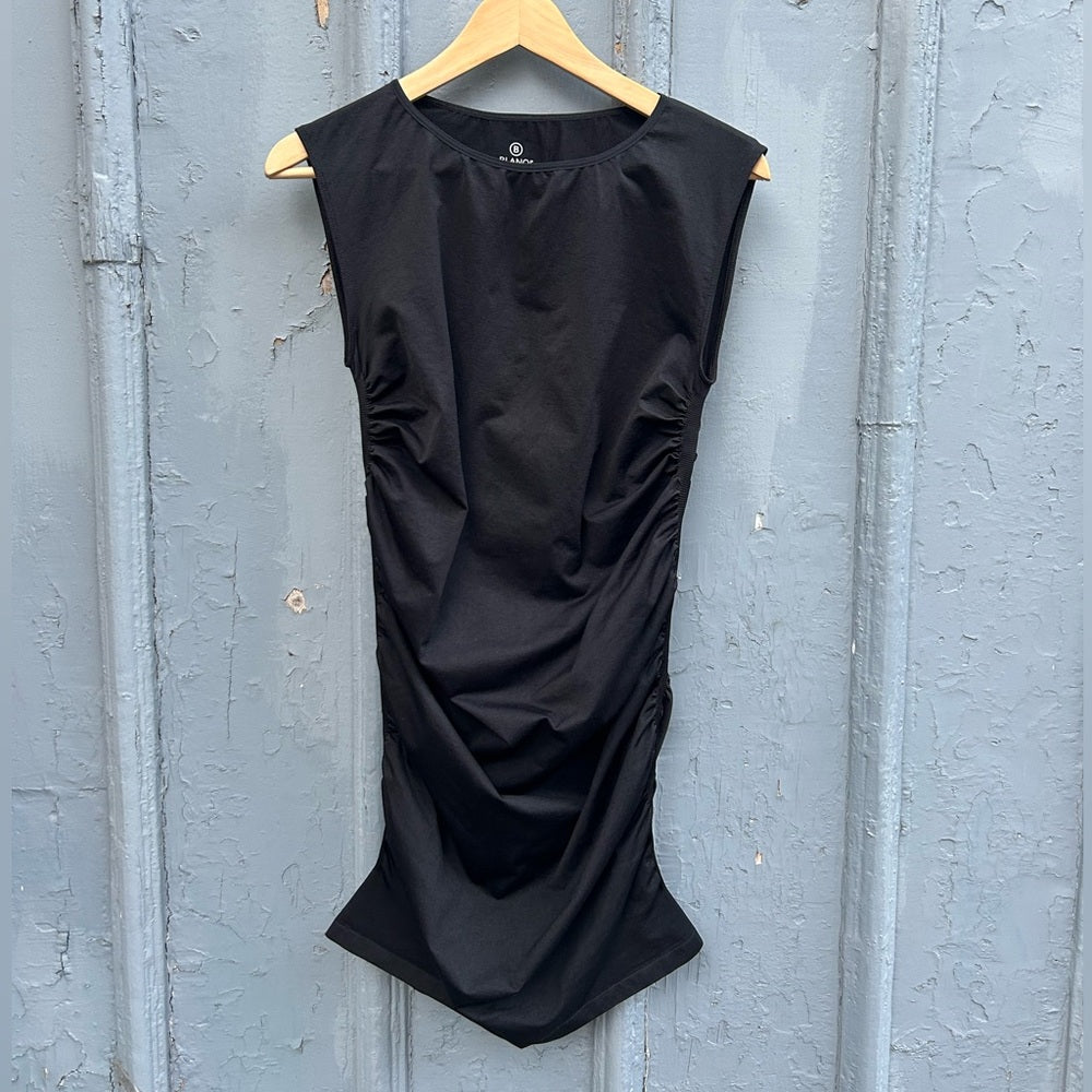 BLANQI Black Maternity Sleeveless Tank Dress, Large/XL