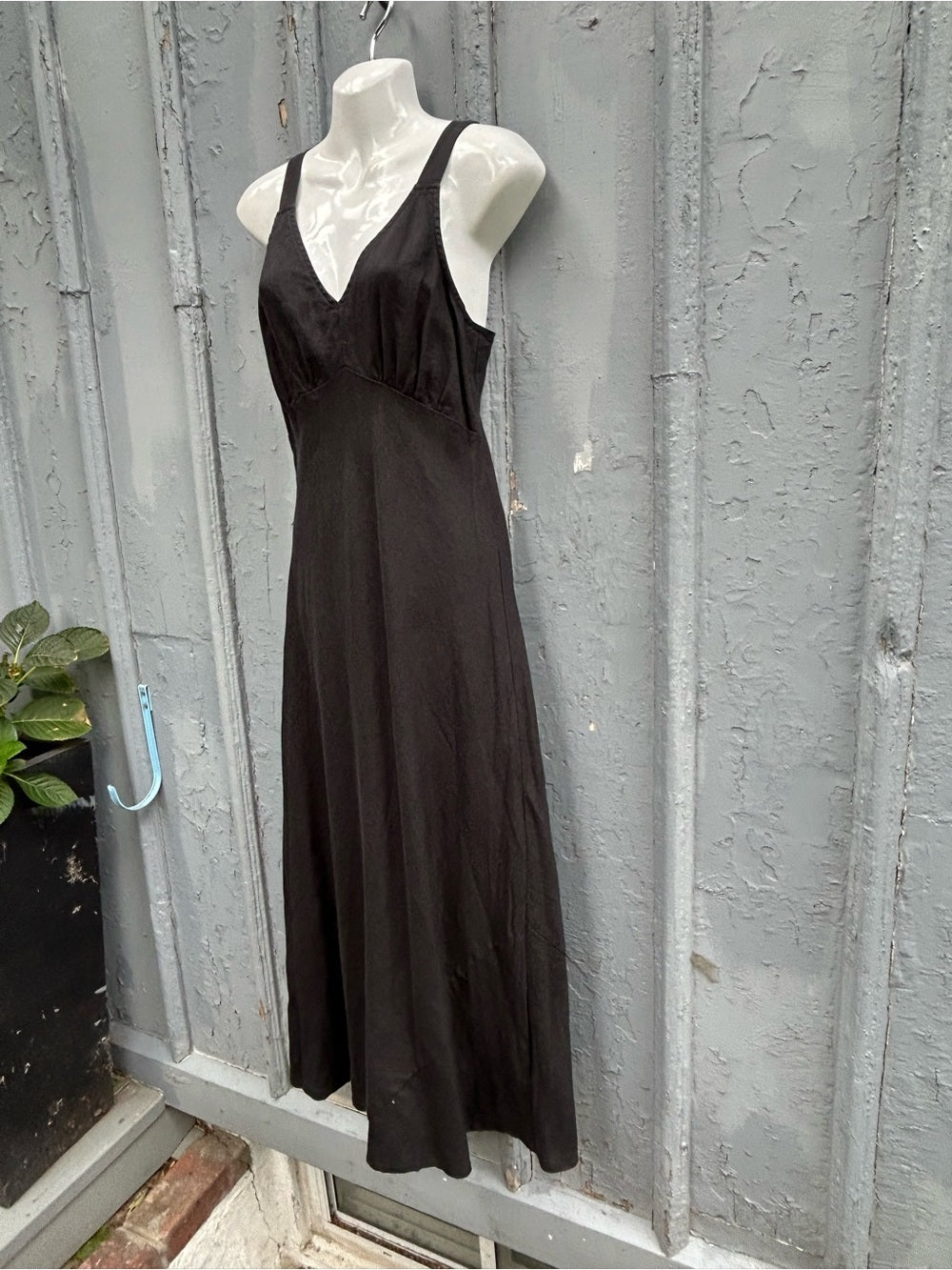 Scout LA Black Linen Maxi dress, size M