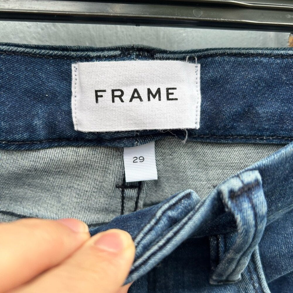 Frame Le Crop Mini Boot Jeans, size 29