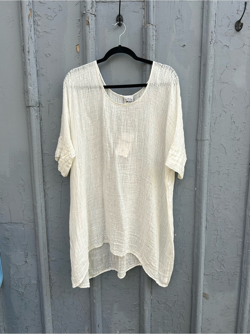 La Bottega di Brunella Linen Casacca Valchiria Tunic Blouse, BNWT, one Size