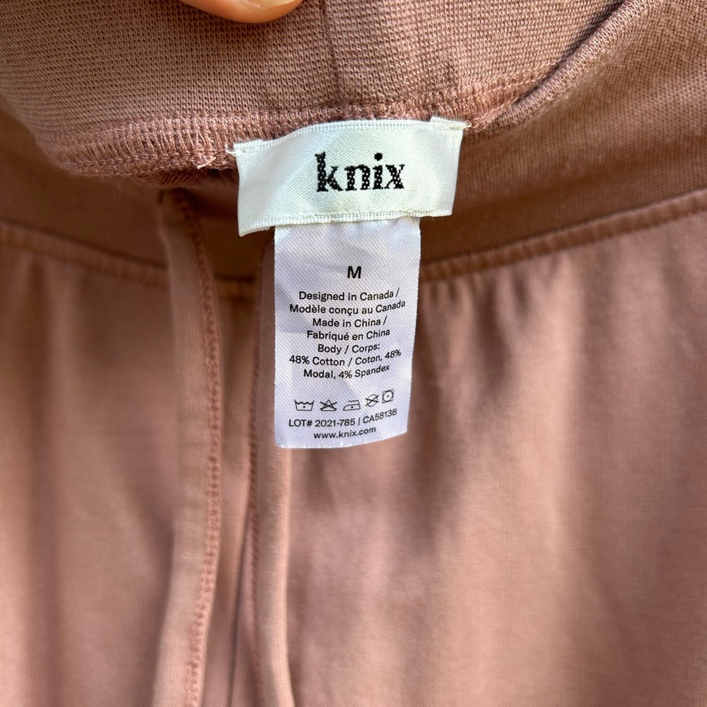 Knix Cozzzy Pink Trackpants, size M